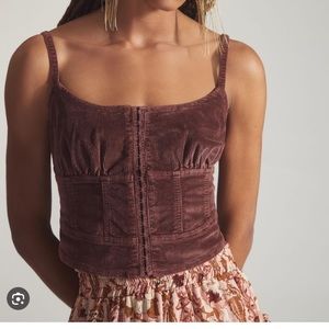 Anthropologie corset top